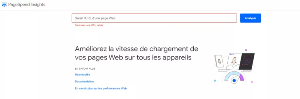 Optimiser la vitesse de votre site WordPress avec l'outil d'analyse PageSpeed-Insights