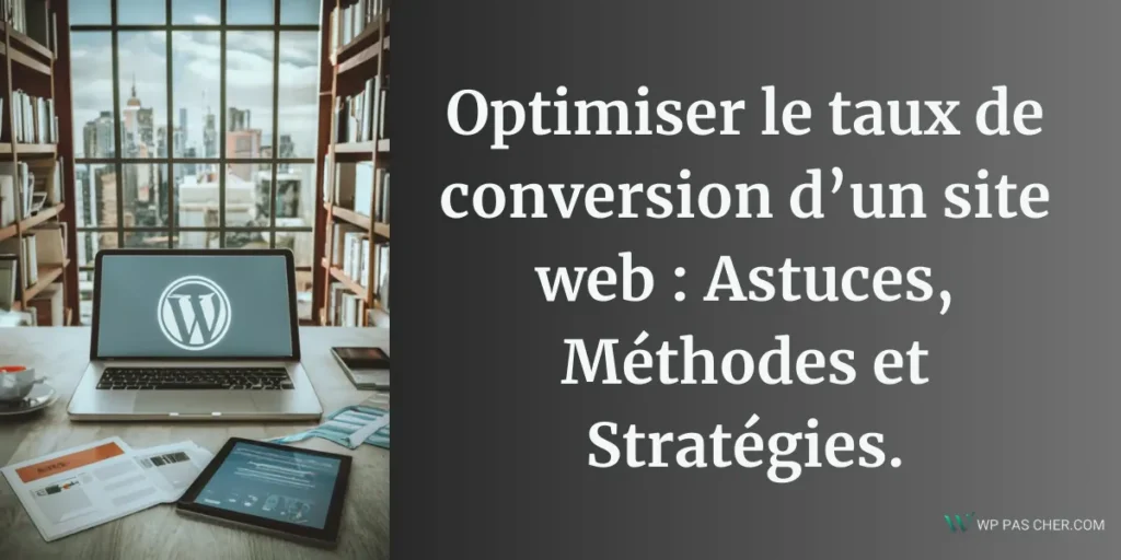 Optimiser le taux de conversion de votre site web